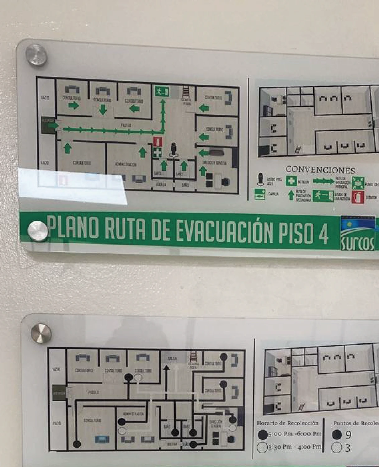 señalización planos de empresa