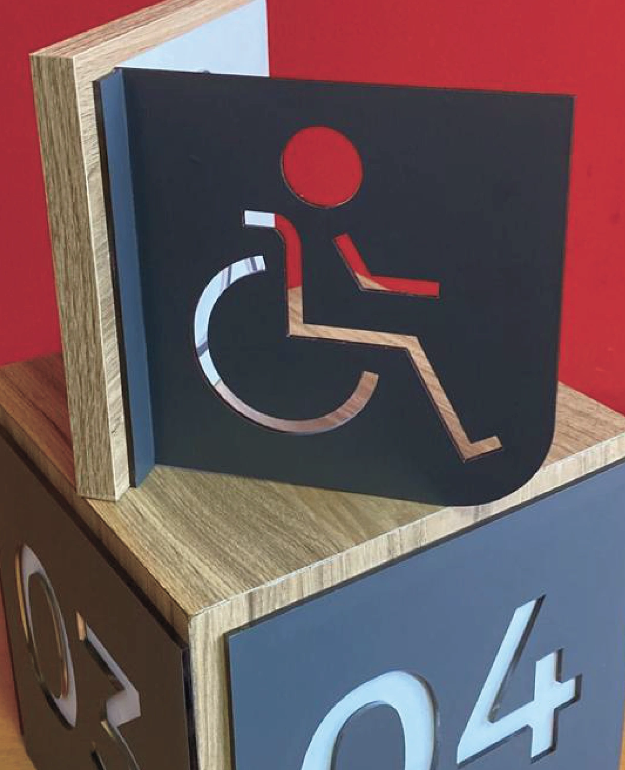 señalización silla de ruedas